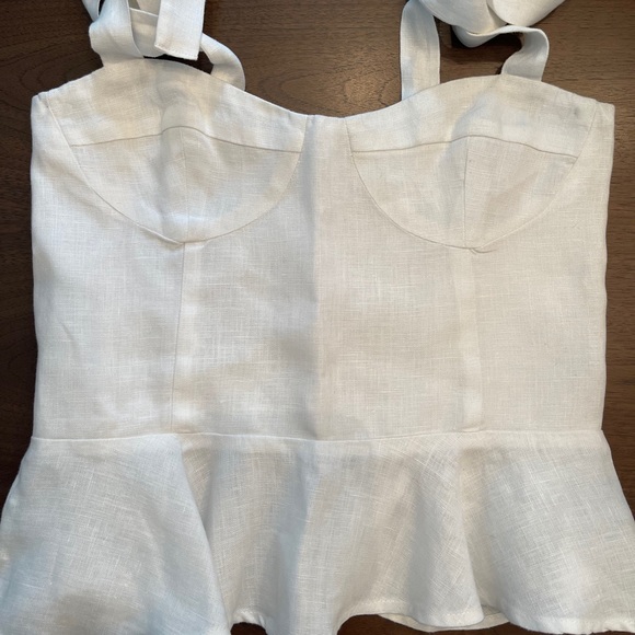 REFORMATION Kassi linen top - Picture 3 of 3